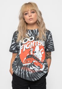 Paradiso Clothing FOO FIGHTERS SPEEDING BUS DYE WASH - Print T-shirt - black