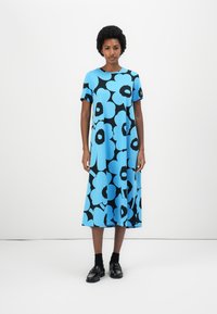 Marimekko - PISTEINEN  - Jersey dress - blue/black Thumbnail Image 1