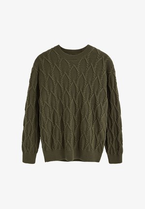 Polo Club, PULLOVER MAN GALLI LONG SLEEVE REGULAR FIT - Jersey de punto - military green