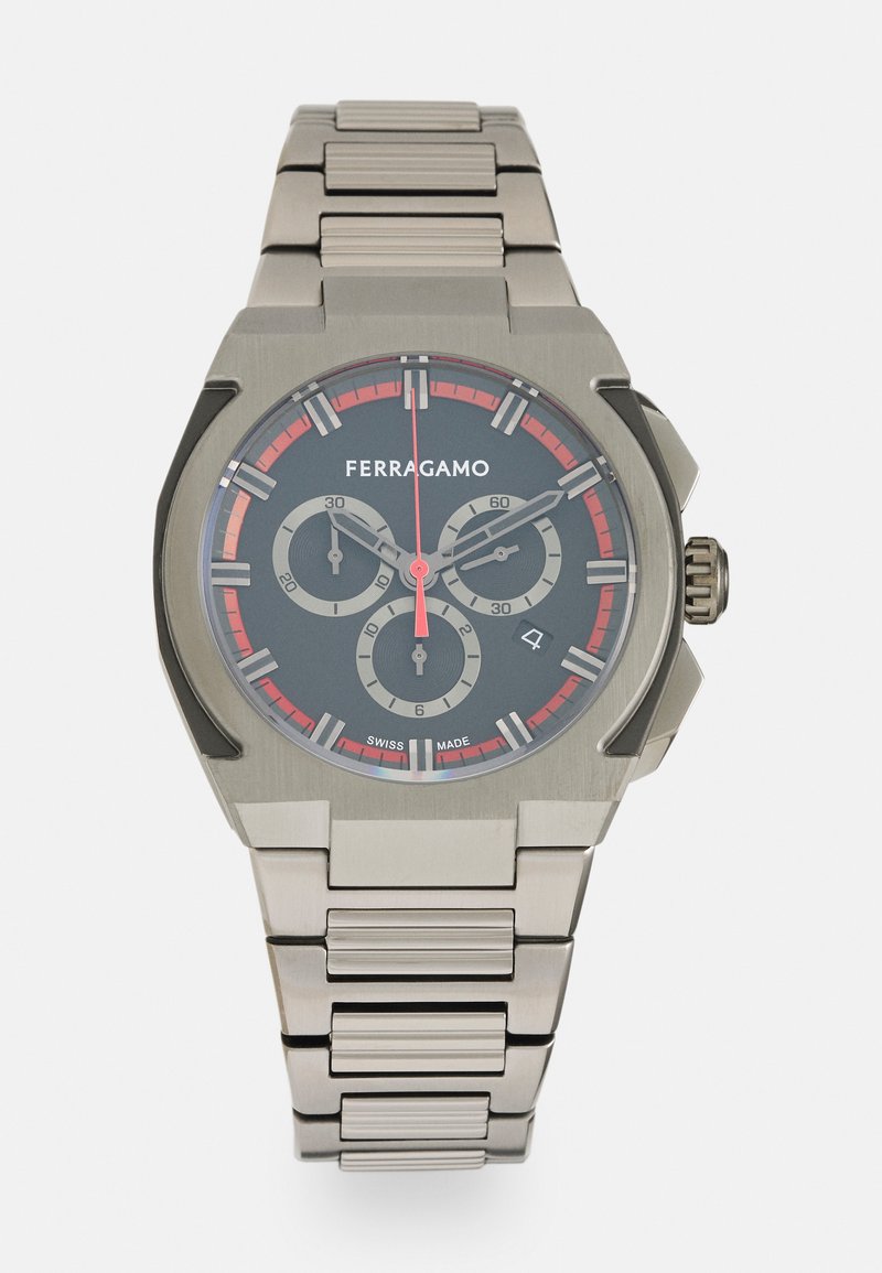 FERRAGAMO - EDGE - Chronografické hodinky - black/red, Zväčšiť