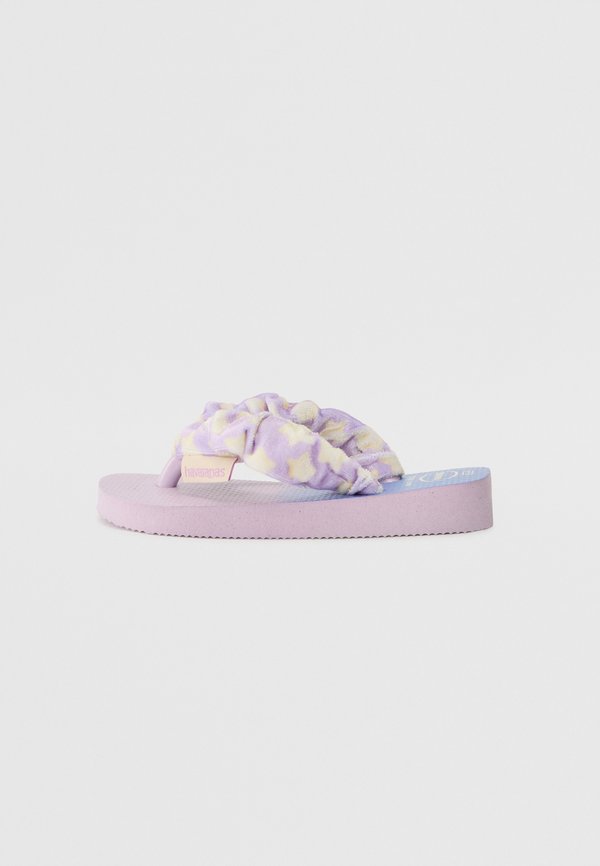 FLUFFY – Badesandale – purple fantasy