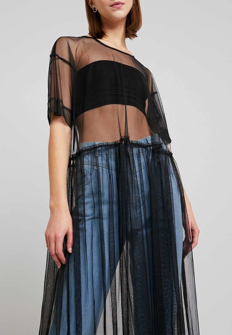 monki lace dress Monki Slip Satin Lace Dress (MNK1322548) - Slip dresses
