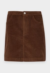 Pieces PCRILLO SKIRT - Minihame - fondue fudge