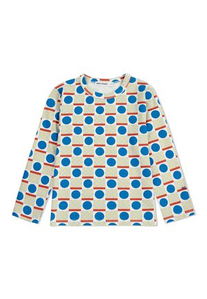 LONG SLEEVE LENGHT GEOMETRIC SCACS UNISEX - Long sleeved top - blue