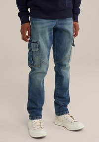 WE Fashion BLUE RIDGE - Ravne kavbojke - blue
