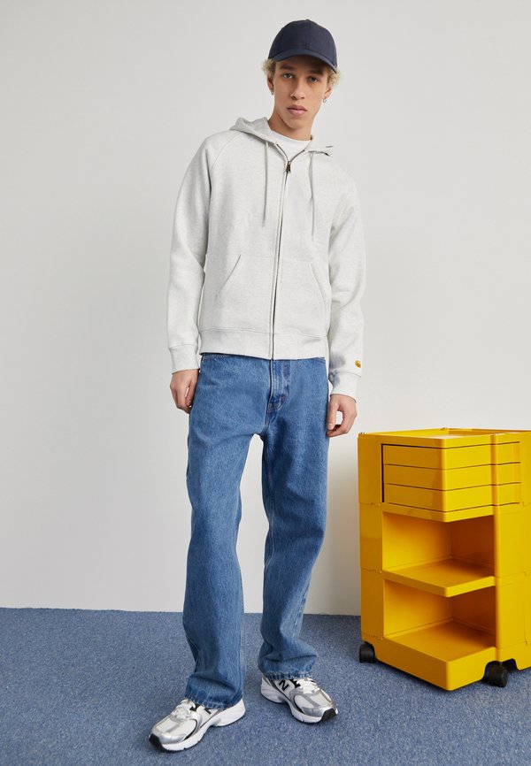 HOODED CHASE JACKET - Hoodie - ash heather2