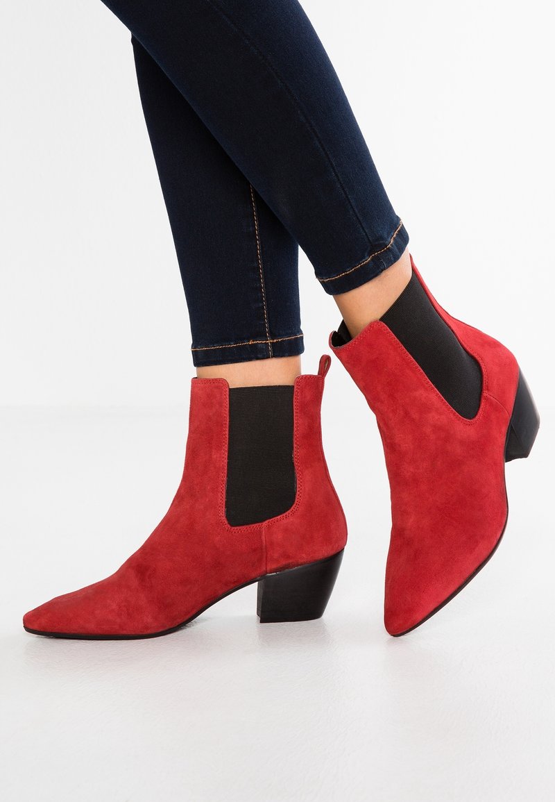Topshop Botines - red