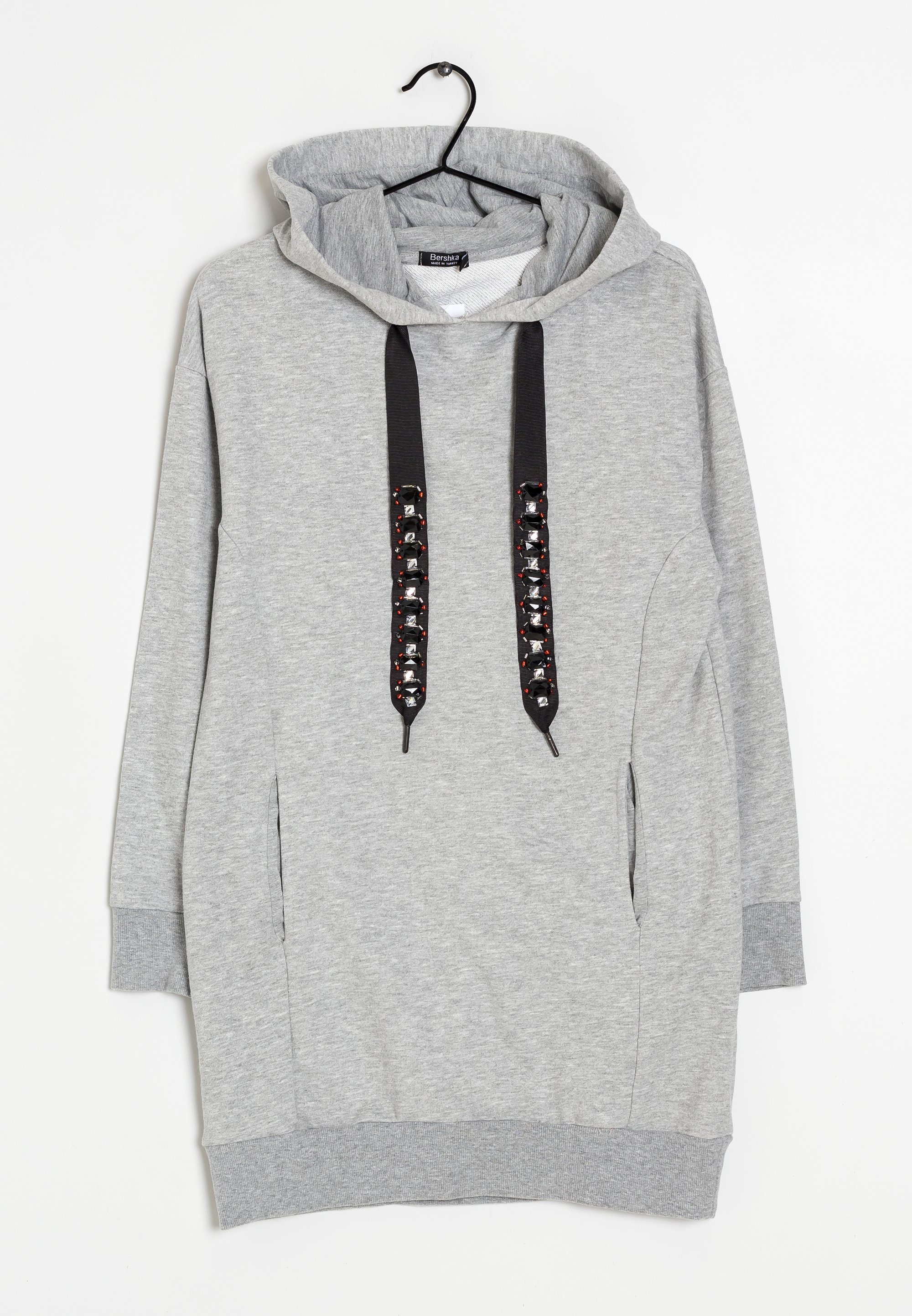 Grey Oversized Hoodie Bershka Bershka 'hamptons' 1/4 Zip Oversized