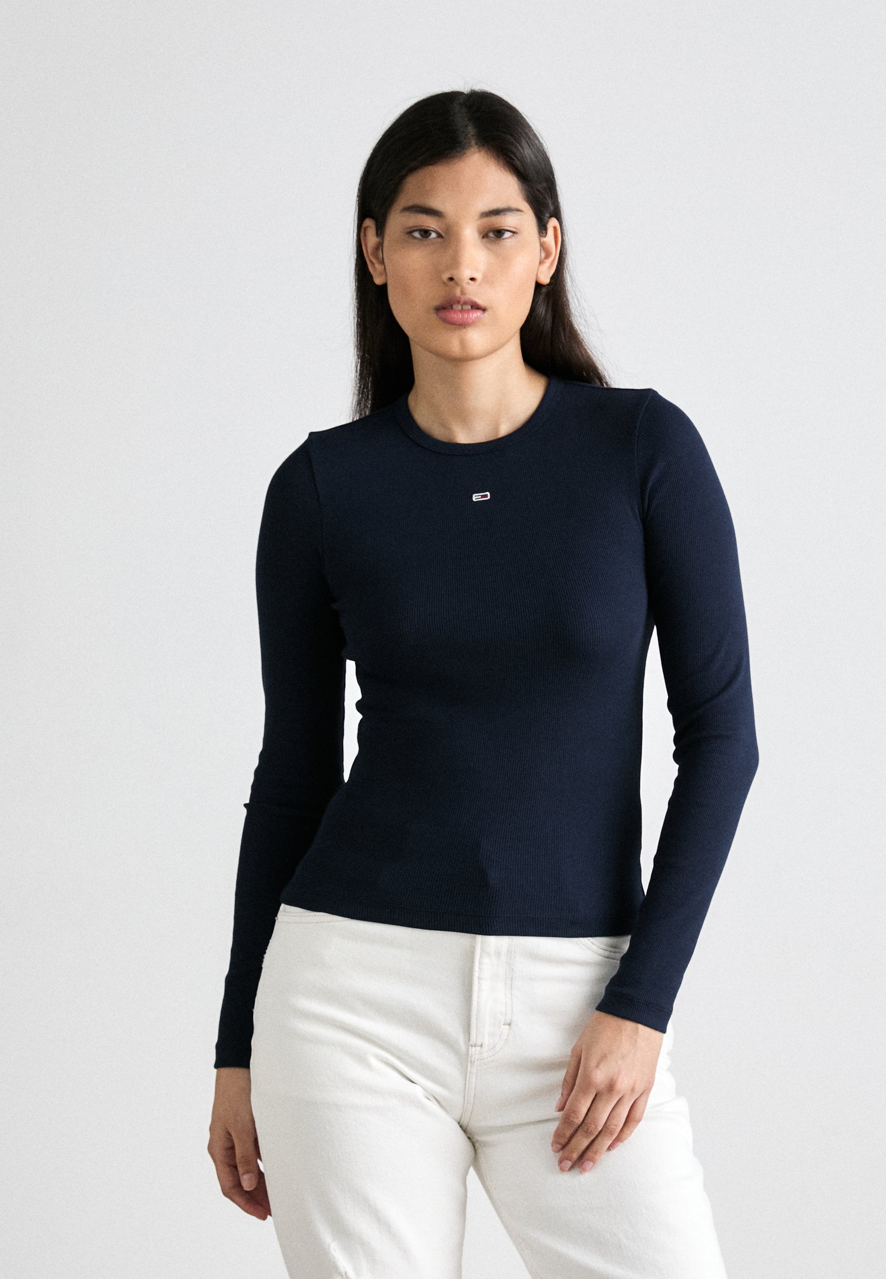 TOM TAILOR Denim Maglietta A Maniche Lunghe Donna - Casual Sportiva XS-XXL