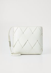SQUARE CROSSBODY - Olkalaukku - chalk