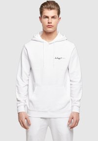 Merchcode BE HAPPY  - Hoodie - white