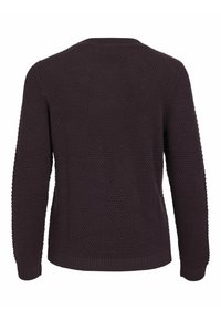 VILA VIDALO O-NECK - Stickad tröja - plum perfect