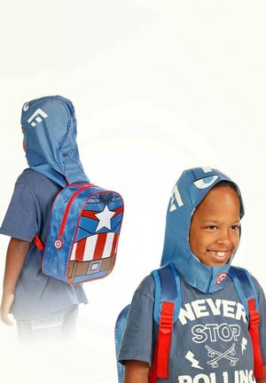 Karactermania MARVEL CAPTAIN AMERICA GURIHIRU HOODED - School bag - captain america blue