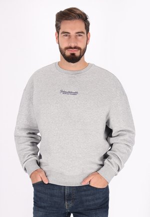 Schmuddelwedda Sweater - grau melange