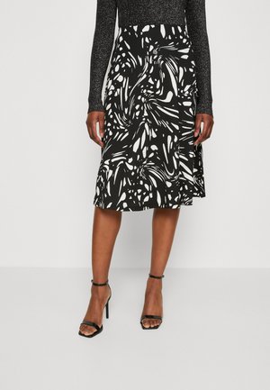 Anna Field Φούστα σε γραμμή Α - black/white