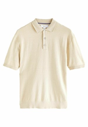 TEXTURED REGULAR FIT - Polo majica - neutral