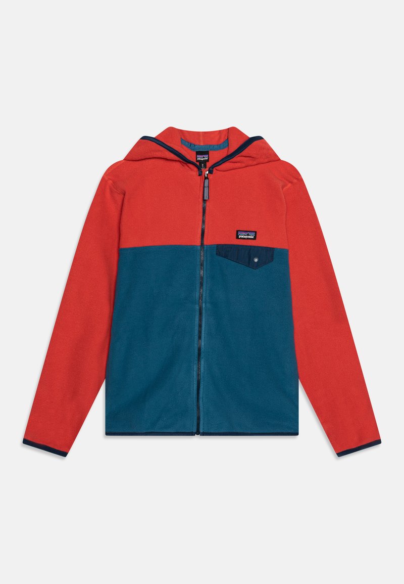 Patagonia SNAP UNISEX - Fliisjakk - wavy blue/sumac red