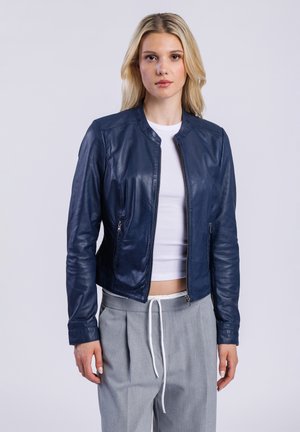 BEA-SA - Leather jacket - navy