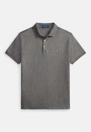 CUSTOM SLIM FIT SOFT COTTON POLO SHIRT - Polo marškinėliai - dark grey