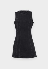 CUT SEAM DRESS - Vestido vaquero - denim black