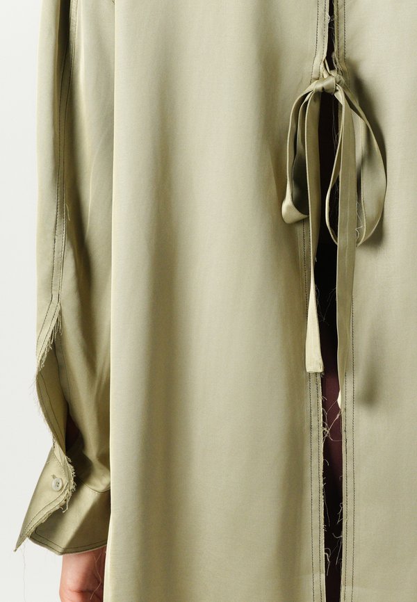 STRONG - Button-down blouse - sage khaki4