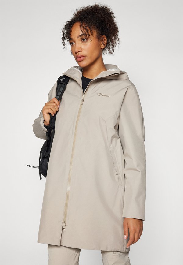 ASHBERRY - Waterproof jacket - taupe2
