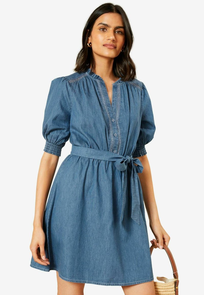 Love & Roses REGULAR FIT - Džinsinė suknelė - navy blue