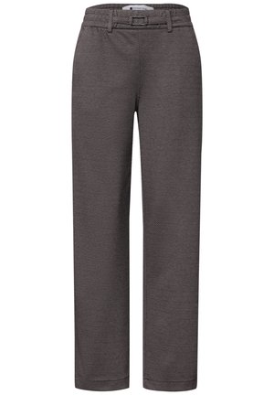 Street One, HIGH WAIST STRAIGHT LEG PANTS WITH A CASUAL FIT - Pantalon classique - light terra mocha