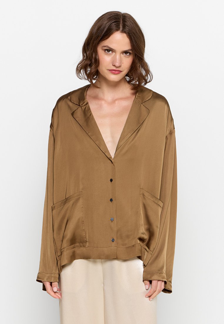 Birgitte Herskind Overhemdblouse kaki