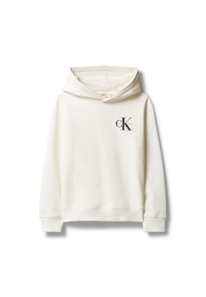 Calvin Klein Jeans, SMALL CHEST MONOLOGO UNISEX - Φούτερ με κουκούλα - tofu