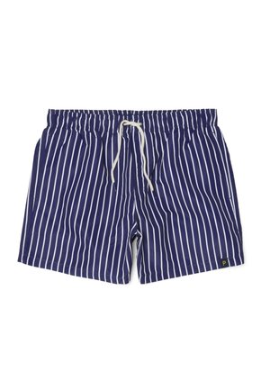 PIOMBO, BLUE STRIPED SWIM SHORTS - Bañador corto - white blue