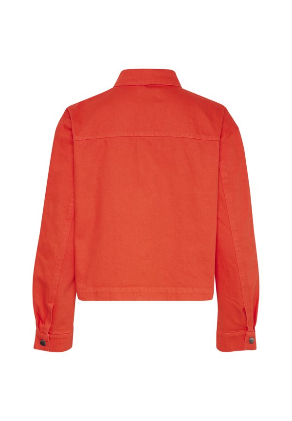 ILUSZ - Denim jacket - flame scarlet3