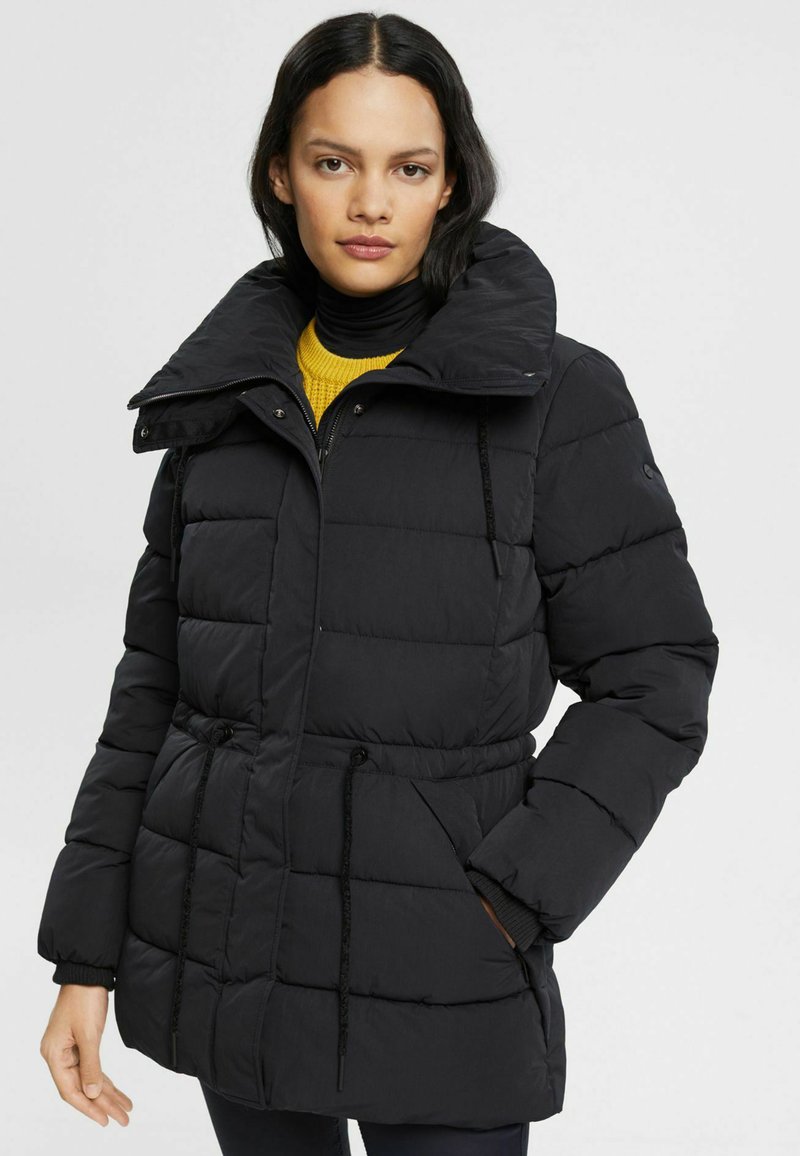 Esprit Wintermantel black/schwarz Zalando.de