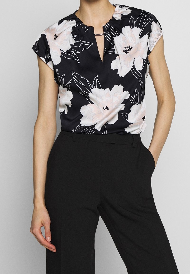 comma Blouse - dark blue