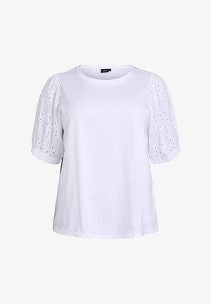 Zizzi T-shirt print - bright white