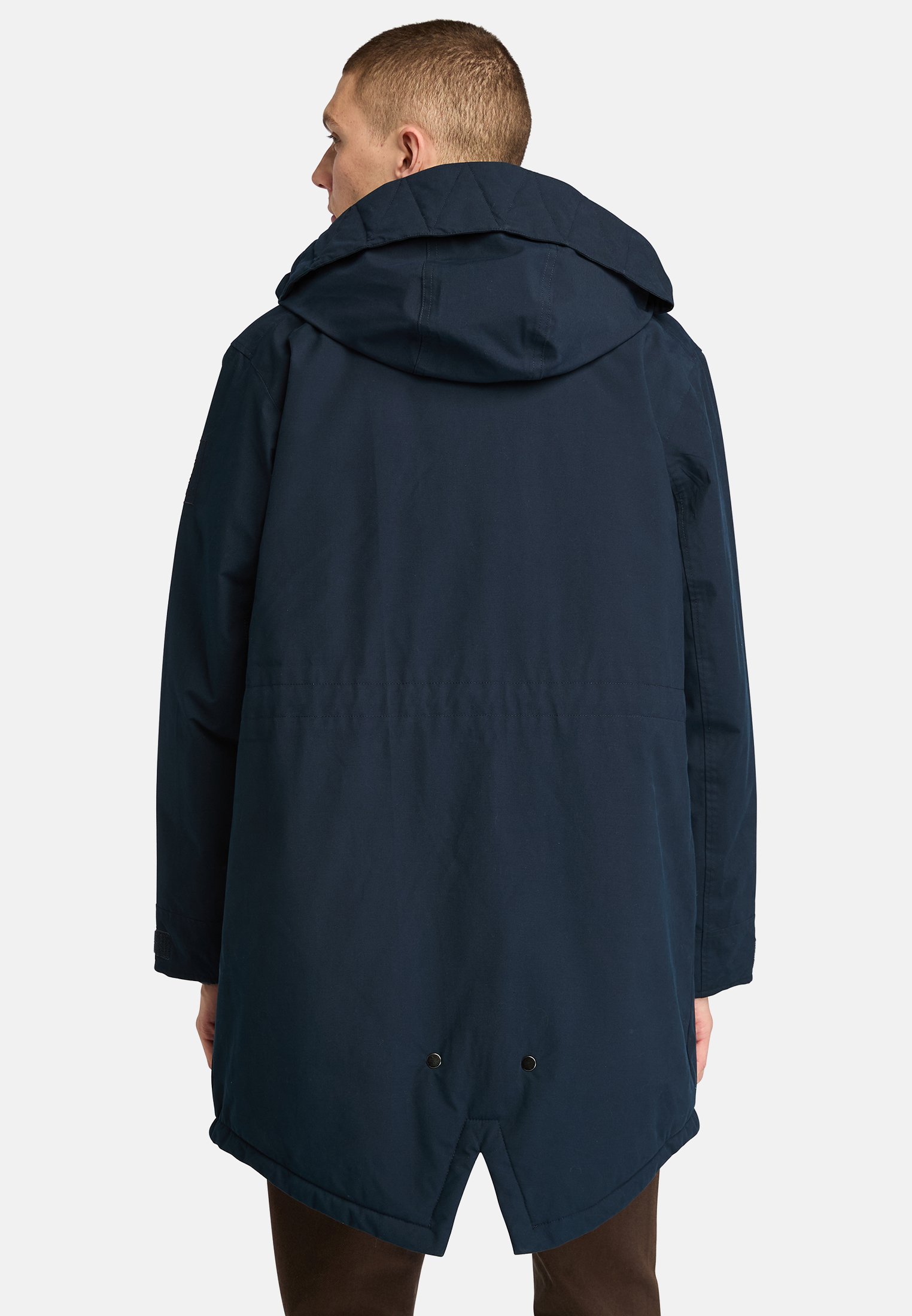 Timberland WATER RESISTANT FISHTAIL - Parka - dark sapphire