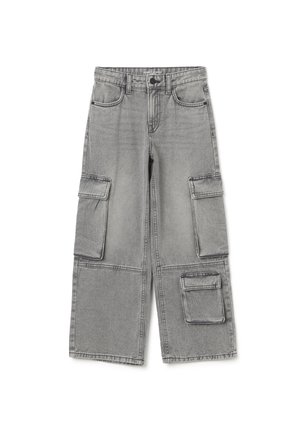 Pantalones cargo - ash grey