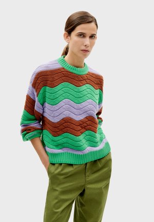 Thinking Mu JO - Strickpullover - green