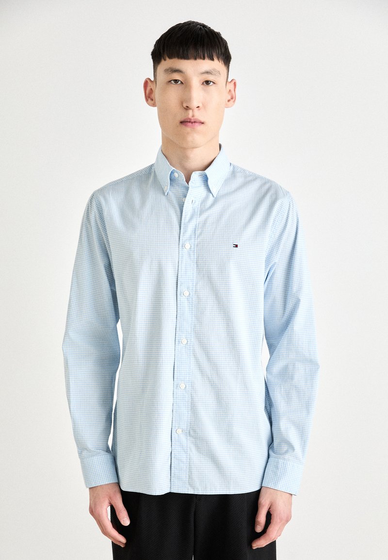 Tommy Hilfiger SOFT FLEX GINGHAM - Košeľa - vessel blue/optic white