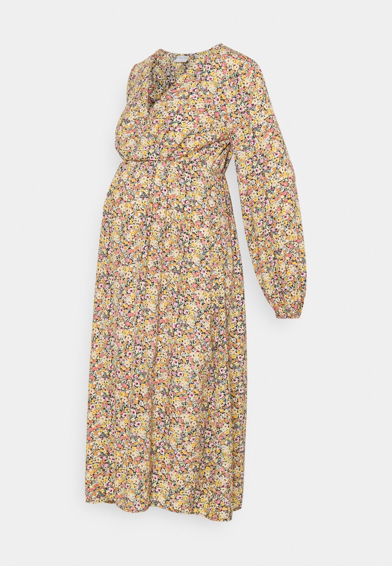 Pieces Maternity Jurk geel Pieces Maternity Jurk geel