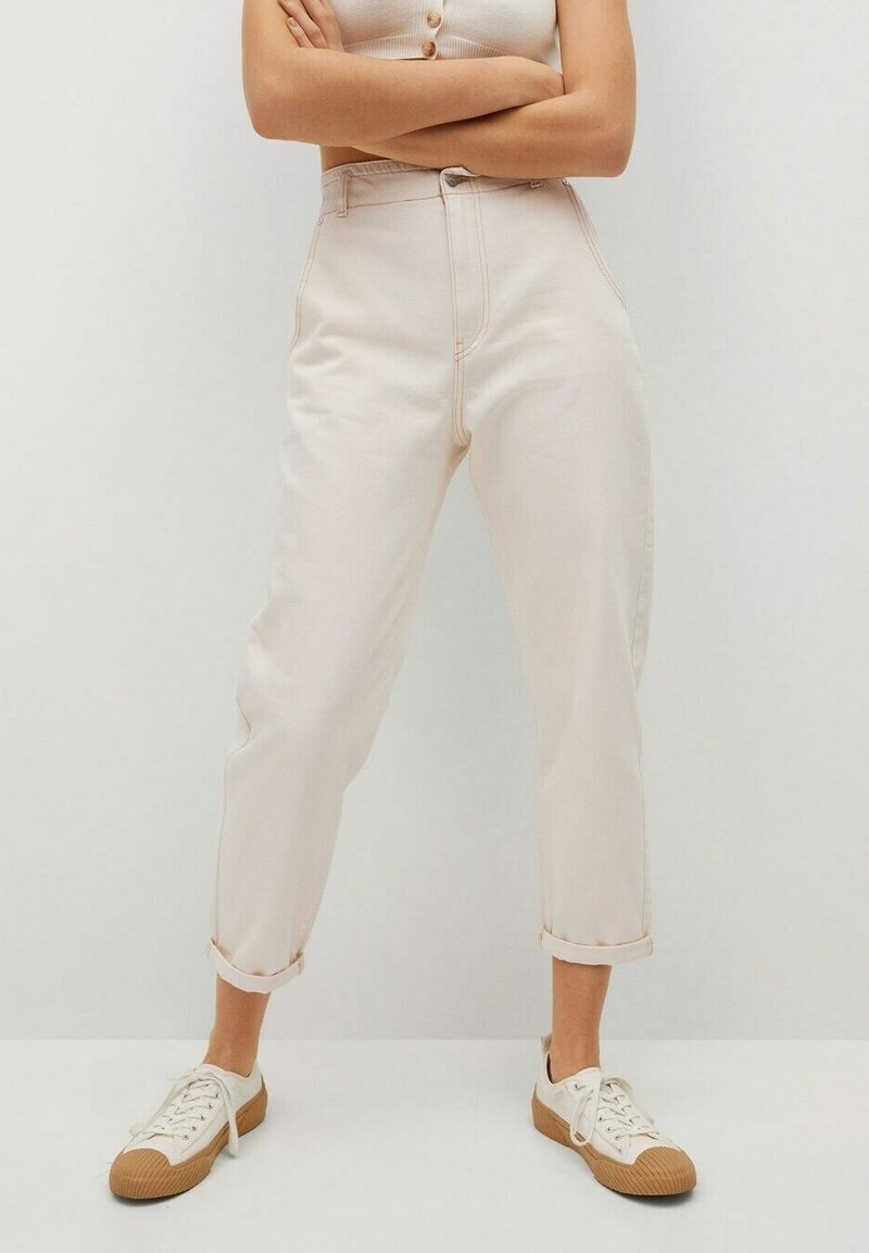 Mango Jean boyfriend - off-white
