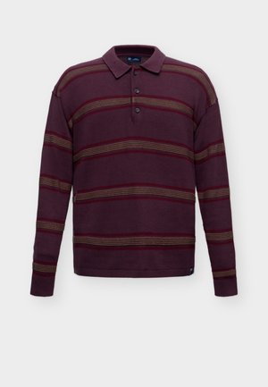 GAP, SWEATER POLO - Пуловер - red stripe combo b
