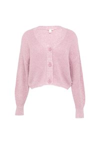 MIT KNÖPFEN - Cardigan - zartrosa