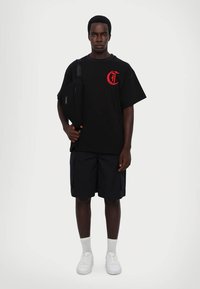 Just Cavalli Triko s potiskem - black