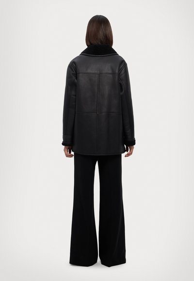 STUDIO ID NAPPA COAT - Giacca di pelle - black silky