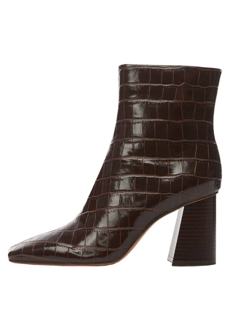 Mango KNIT1 - Stiefelette - chokoladebrun/braun - Zalando.de