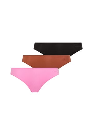 3 PACK - Σλιπ - soft pink/brown/black