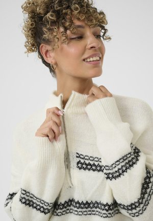 Pullover - whisper white melange