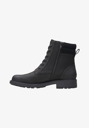 Bottines à lacets - black