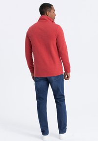 Ombre CASUAL - Felpa con zip - red melange